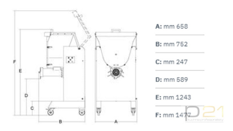 Wilko-mieszarka, poj. zasobnika 30kg, Master 30 Y12 HP 4 Full Control, Sirman Wilko-mieszarka, poj. zasobnika 30kg, Master 30 Y12 HP 4 Full Control, Sirman