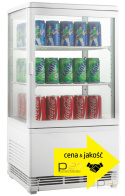Witryna chłodnicza, poj. 58l, biala, AK58EB,Amitek Witryna chłodnicza, poj. 58l, biala, AK58EB,Amitek