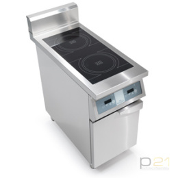Kuchnia indukcyjna 2-palnikowa, na podstawie, 10 kW, IH 5X2 90, Sirman