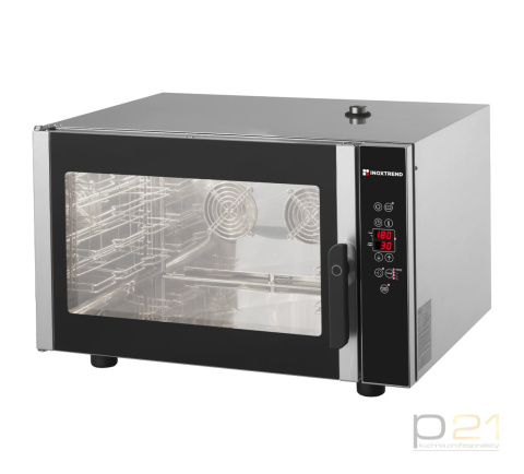 Piec konwekcyjno-parowy 4x GN1/1 (60x40), sterowanie elektroniczne, 6,5kW, Verso Evo Programmable, Inoxtrend Piec konwekcyjno-parowy 4x GN1/1 (60x40), sterowanie elektroniczne, 6,5kW, Verso Evo Programmable, Inoxtrend