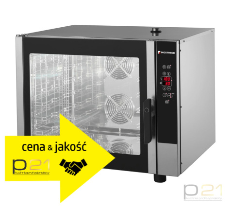 Piec konwekcyjno-parowy 6x GN1/1 (60x40), sterowanie elektroniczne, 7,9 kW, Verso Evo Programmable, Inoxtrend