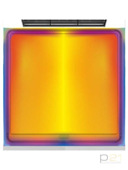Płyta grillowa elektryczna, chromowana, gładka, M40, 7,5 kW, D72/10SFTEC, Diamante70, Olis Płyta grillowa elektryczna, chromowana, gładka, M40, 7,5 kW, D72/10SFTEC, Diamante70, Olis