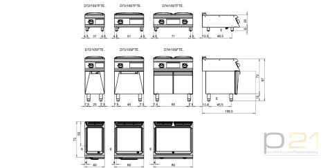 Płyta grillowa elektryczna, chromowana, ryflowana, M40, 7,5 kW, D72/10SFTECR, Diamante70, Olis Płyta grillowa elektryczna, chromowana, ryflowana, M40, 7,5 kW, D72/10SFTECR, Diamante70, Olis
