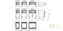 Płyta grillowa gazowa, nierdzewna, ryflowana, M40, termostat, D72/10SFTTGAR, Diamante70, Olis Płyta grillowa gazowa, nierdzewna, ryflowana, M40, termostat, D72/10SFTTGAR, Diamante70, Olis