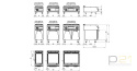 Płyta grillowa gazowa, nierdzewna, ryflowana, M60, termostat, D73/10SFTTGAR, Diamante70, Olis