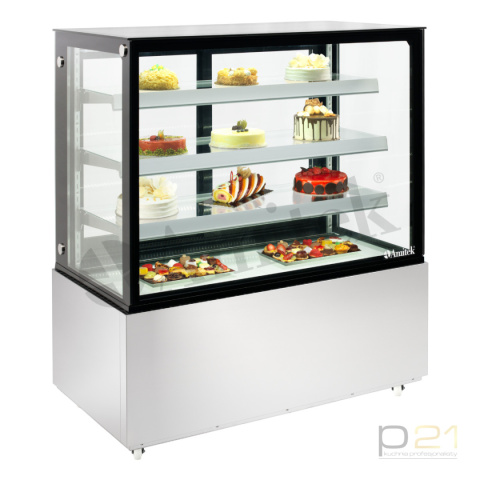 Witryna cukiernicza prosta, poj. 530l, biała, Velvet 1240, Amitek Witryna cukiernicza prosta, poj. 530l, biała, Velvet 1240, Amitek