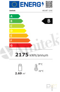 Witryna cukiernicza prosta, poj. 530l, biała, Velvet 1240, Amitek Witryna cukiernicza prosta, poj. 530l, biała, Velvet 1240, Amitek