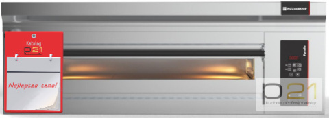 Piec do pizzy, 1- poziomowy, 6x pizza, ster. elektroniczne, Pyralis PY D6L, Pizza Group