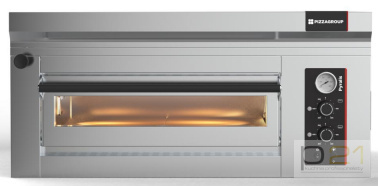 Piec do pizzy, 2-poziomowy, 9x pizza, (x2), ster. manualne, Pyralis PY M18 Piec do pizzy, 2-poziomowy, 9x pizza, (x2), ster. manualne, Pyralis PY M18