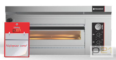 Piec do pizzy, 2-poziomowy, 9x pizza, (x2), ster. manualne, Pyralis PY M18 Piec do pizzy, 2-poziomowy, 9x pizza, (x2), ster. manualne, Pyralis PY M18