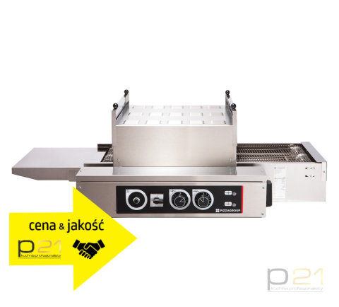 Piec do pizzy tunelowy TNM 38/45 Static, sterowanie analogowe, Pizza Group Piec do pizzy tunelowy TNM 38/45 Static, sterowanie analogowe, Pizza Group