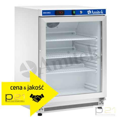 Szafa chłodnicza, lakierowana, przeszklona, 140L, AKM200RG, Amitek Szafa chłodnicza, lakierowana, przeszklona, 140L, AKM200RG, Amitek