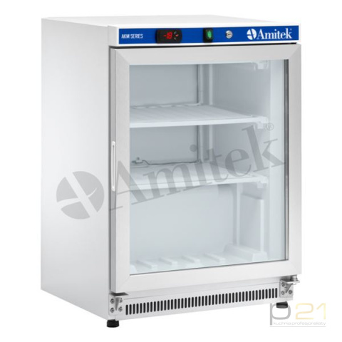 Szafa mroźnicza, lakierowana, przeszklona, 140L, AKM200FG Szafa mroźnicza, lakierowana, przeszklona, 140L, AKM200FG