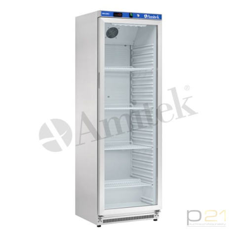 Szafa chłodnicza, nierdzewna, przeszklona, 360L, AKM400RG SS,Amitek Szafa chłodnicza, nierdzewna, przeszklona, 360L, AKM400RG SS,Amitek